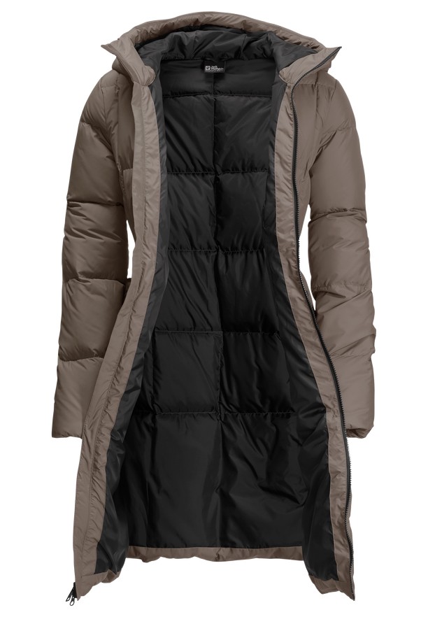 Jack Wolfskin Frozen Lake Donzen Jassen Dames Koffie | 78480391