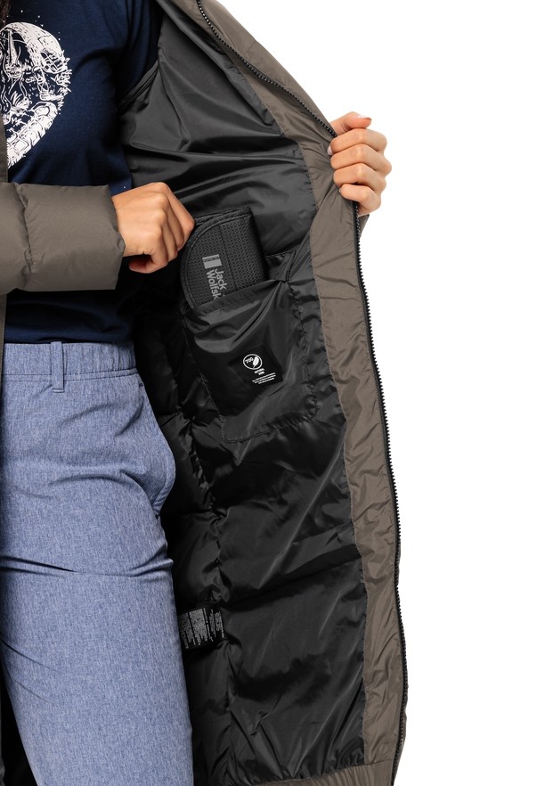 Jack Wolfskin Frozen Palace Donzen Jassen Dames Koffie | 90460529