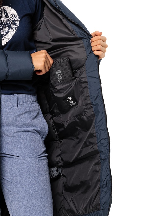 Jack Wolfskin Frozen Palace Donzen Jassen Dames Donkerblauw | 94540637