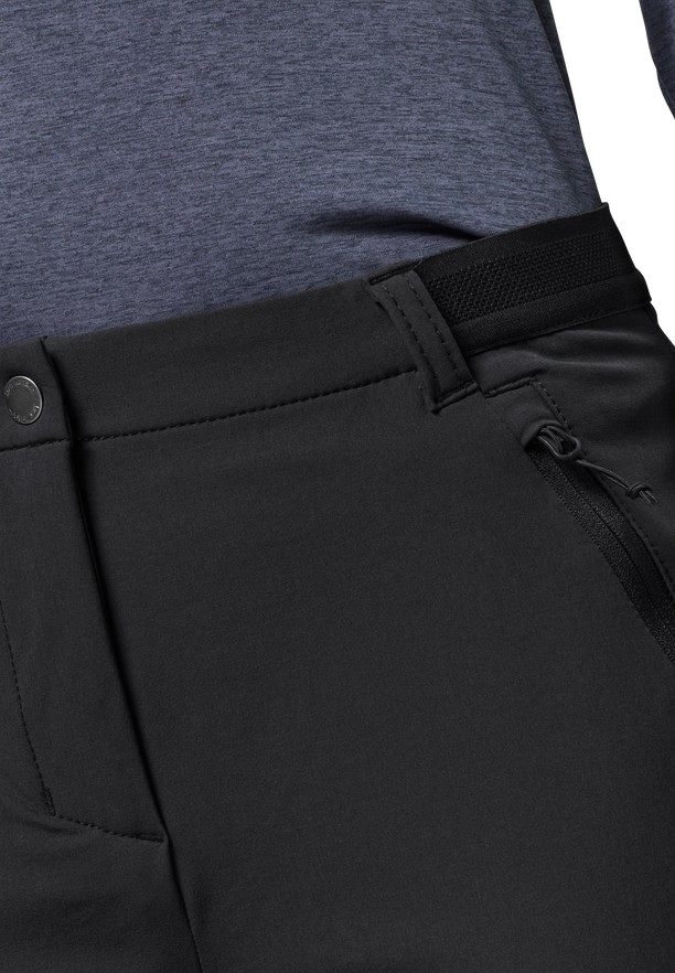 Jack Wolfskin Geigelstein Slim Wandelbroeken Dames Zwart | 68858121