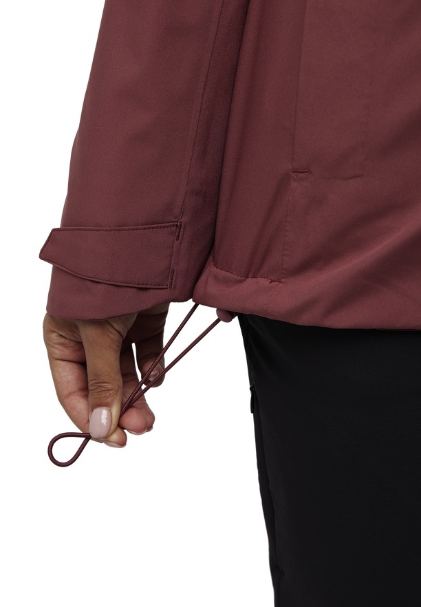 Jack Wolfskin Glaabach 3in1 Jassen Dames Rood | 36677396