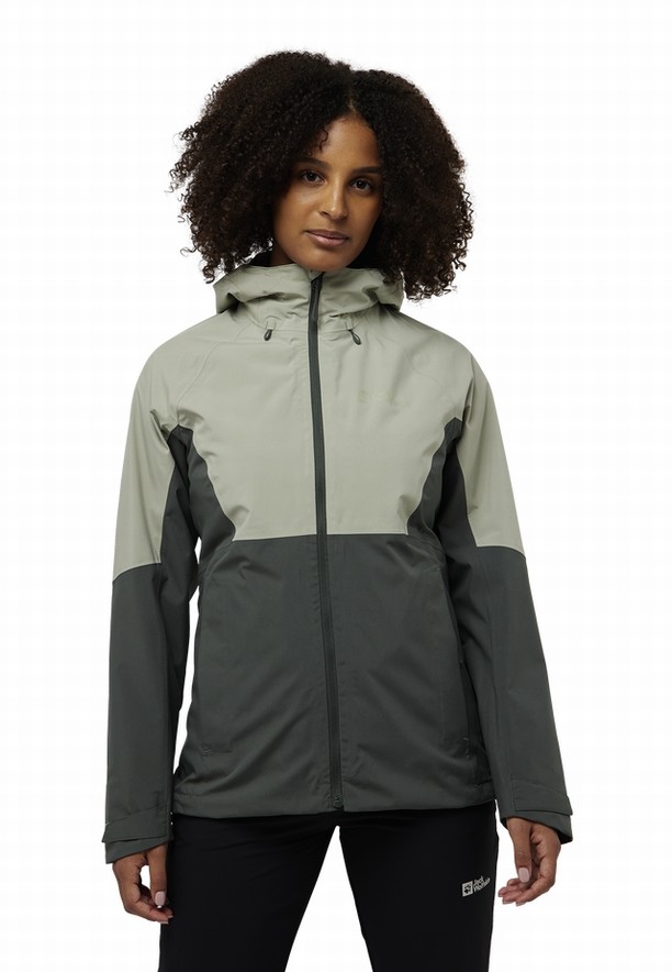 Jack Wolfskin Glaabach 3in1 Jassen Dames Grijs | 34671324