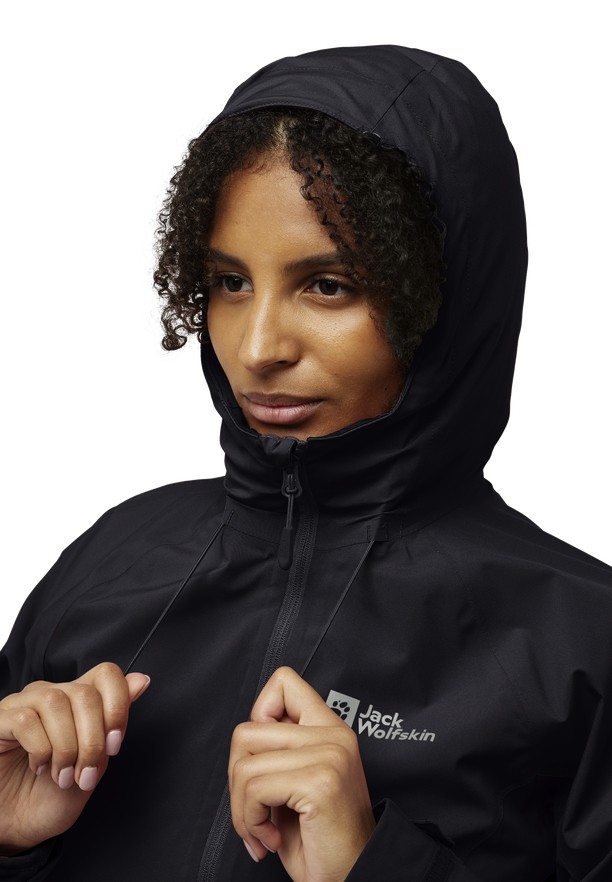 Jack Wolfskin Glaabach 3in1 Jassen Dames Zwart | 87505031