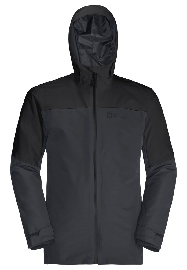 Jack Wolfskin Glaabach 3in1 Jassen Heren Zwart | 80459115