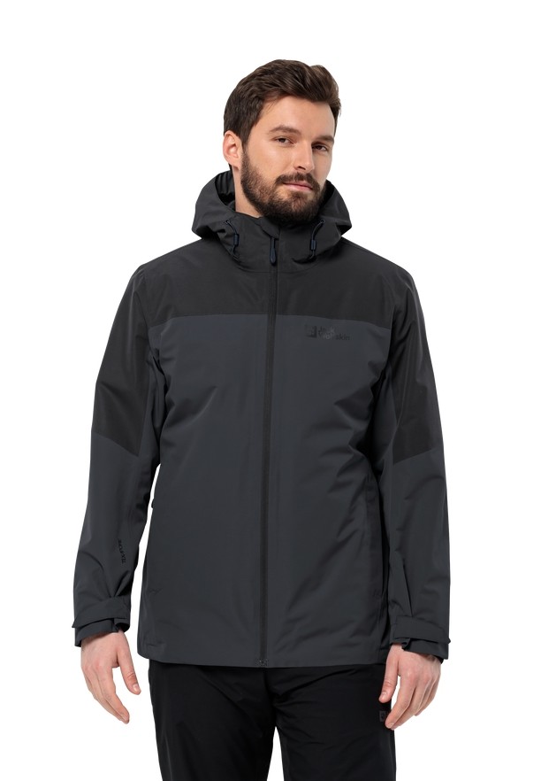 Jack Wolfskin Glaabach 3in1 Jassen Heren Zwart | 80459115
