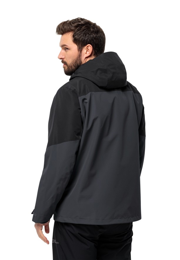Jack Wolfskin Glaabach 3in1 Jassen Heren Zwart | 80459115