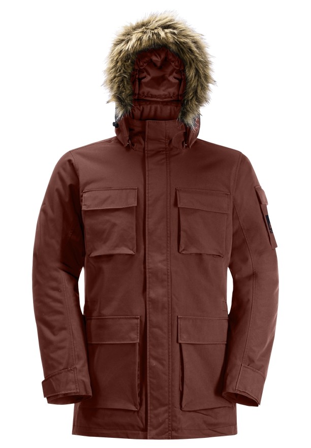 Jack Wolfskin Glacier Canyon Jassen Heren Rood | 71435161