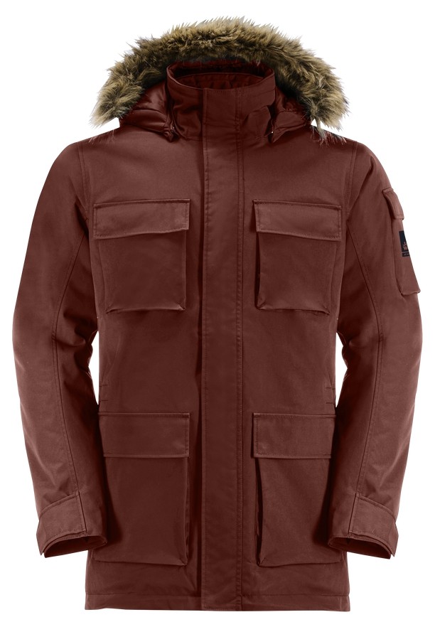 Jack Wolfskin Glacier Canyon Jassen Heren Rood | 71435161