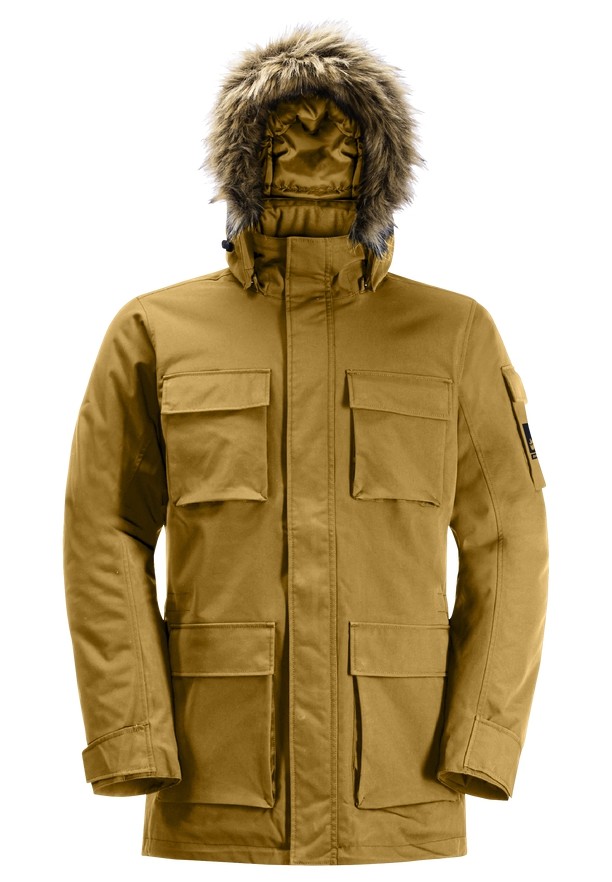 Jack Wolfskin Glacier Canyon Jassen Heren Geel | 20671818