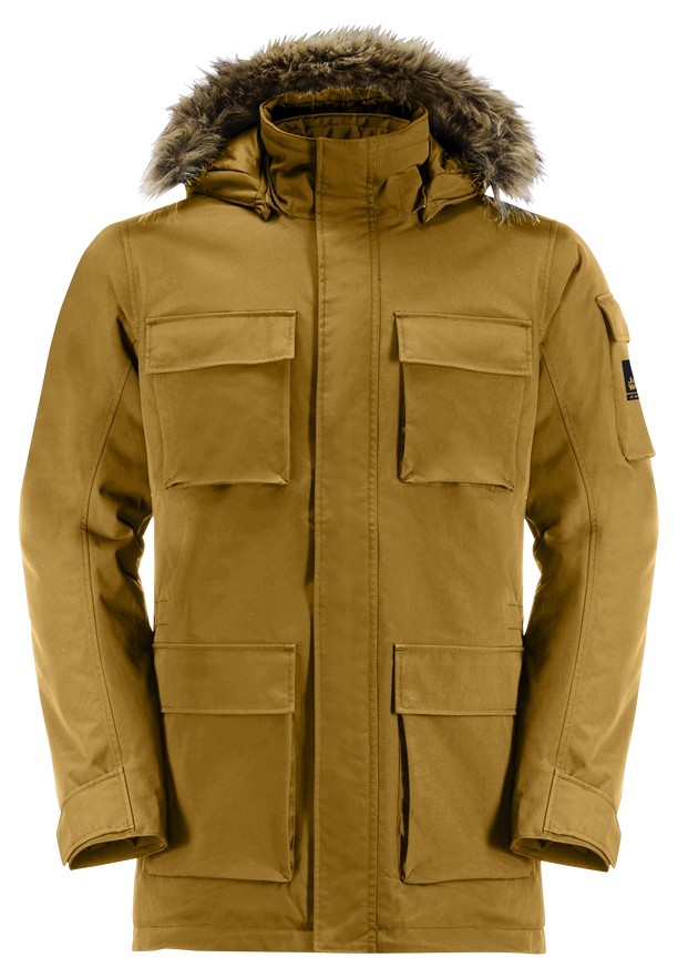 Jack Wolfskin Glacier Canyon Jassen Heren Geel | 20671818