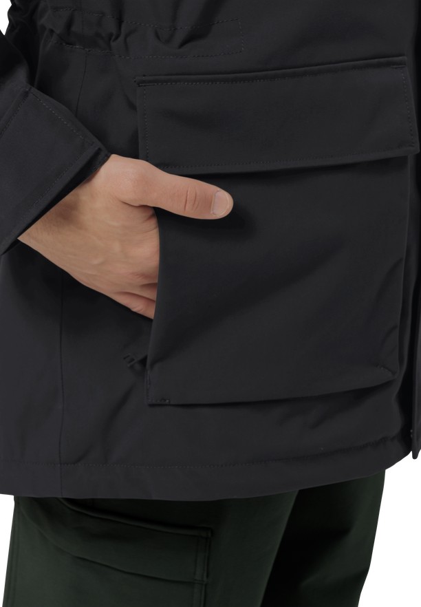 Jack Wolfskin Glacier Canyon Jassen Heren Zwart | 61769610
