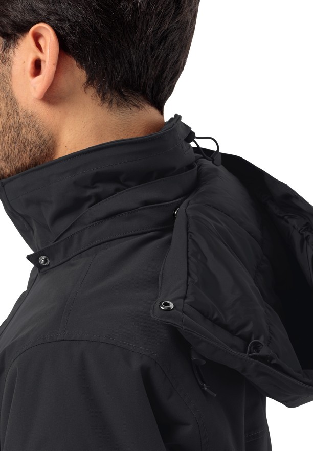 Jack Wolfskin Glacier Canyon Jassen Heren Zwart | 61769610