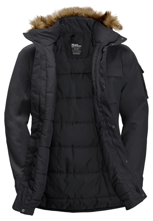Jack Wolfskin Glacier Canyon Jassen Heren Zwart | 61769610
