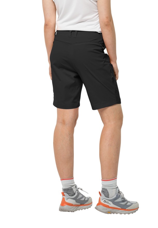 Jack Wolfskin Glastal Korte Broek Dames Zwart | 29395902