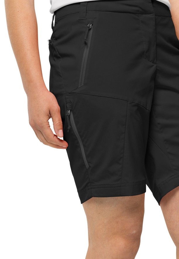 Jack Wolfskin Glastal Korte Broek Dames Zwart | 29395902