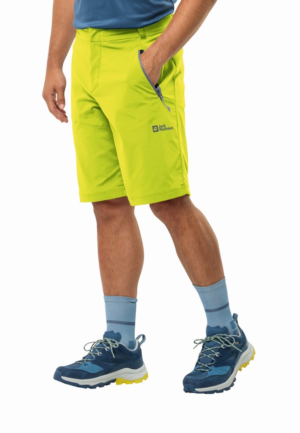 Jack Wolfskin Glastal Korte Broek Heren Geel | 52925130