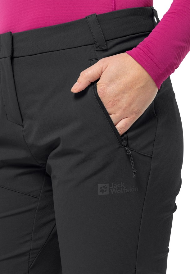 Jack Wolfskin Glastal Winter Broek Dames Zwart | 96668084