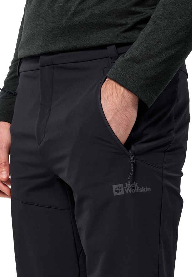 Jack Wolfskin Glastal Winter Broek Heren Zwart | 21442652