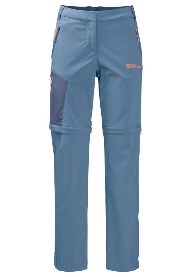 Jack Wolfskin Glastal Zip Away Wandelbroeken Dames Blauw | 17445056