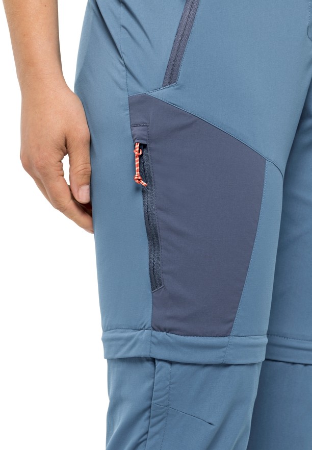 Jack Wolfskin Glastal Zip Away Wandelbroeken Dames Blauw | 17445056