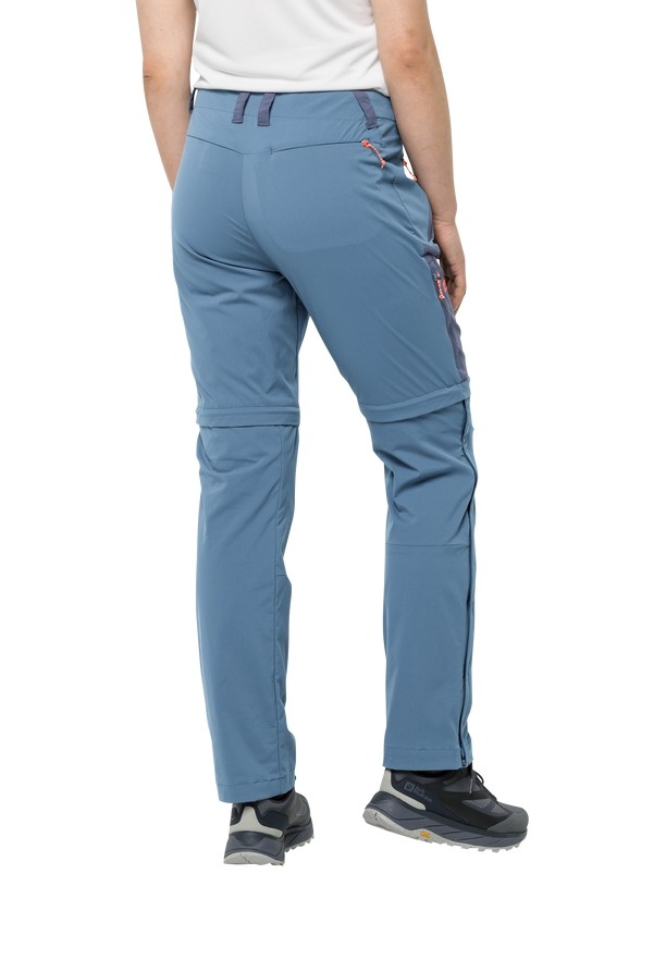 Jack Wolfskin Glastal Zip Away Wandelbroeken Dames Blauw | 17445056