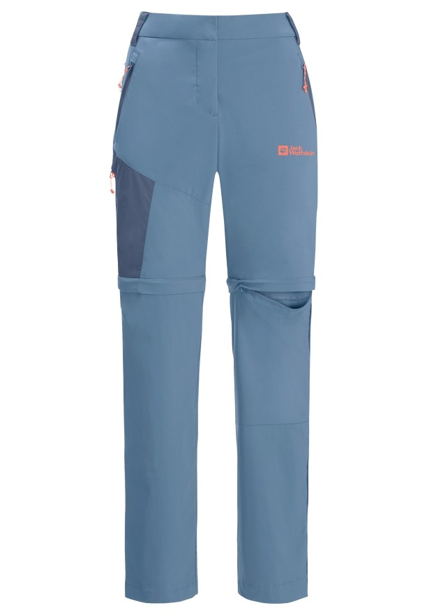 Jack Wolfskin Glastal Zip Away Wandelbroeken Dames Blauw | 17445056