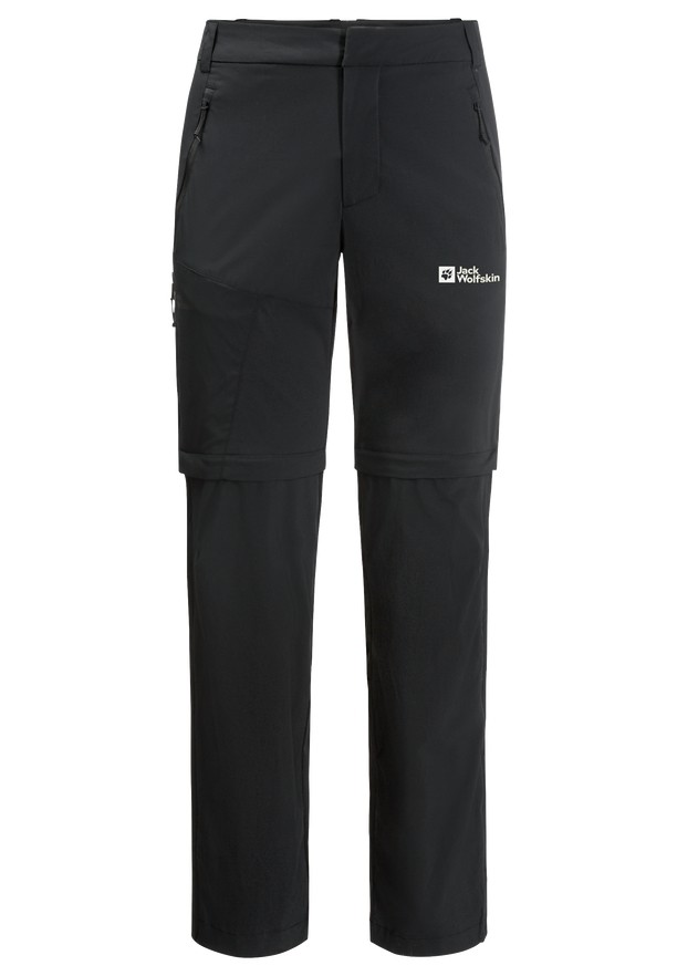 Jack Wolfskin Glastal Zip Away Wandelbroeken Heren Zwart | 62749296