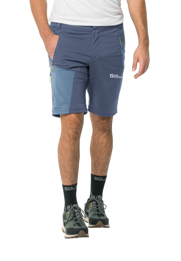Jack Wolfskin Glastal Zip Away Wandelbroeken Heren Donkerblauw | 45307608