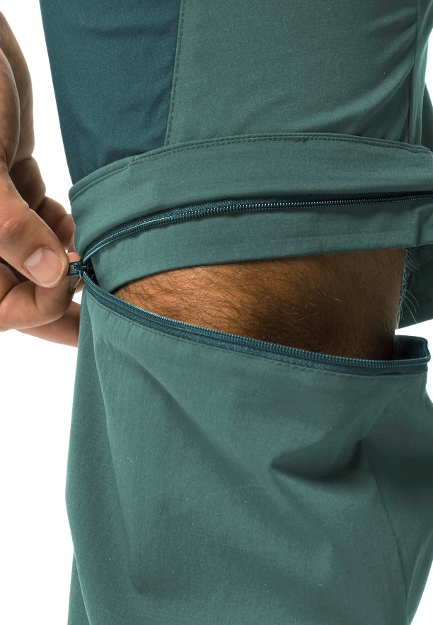 Jack Wolfskin Glastal Zip Away Wandelbroeken Heren Groen | 37929367