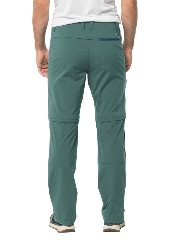 Jack Wolfskin Glastal Zip Away Wandelbroeken Heren Groen | 37929367