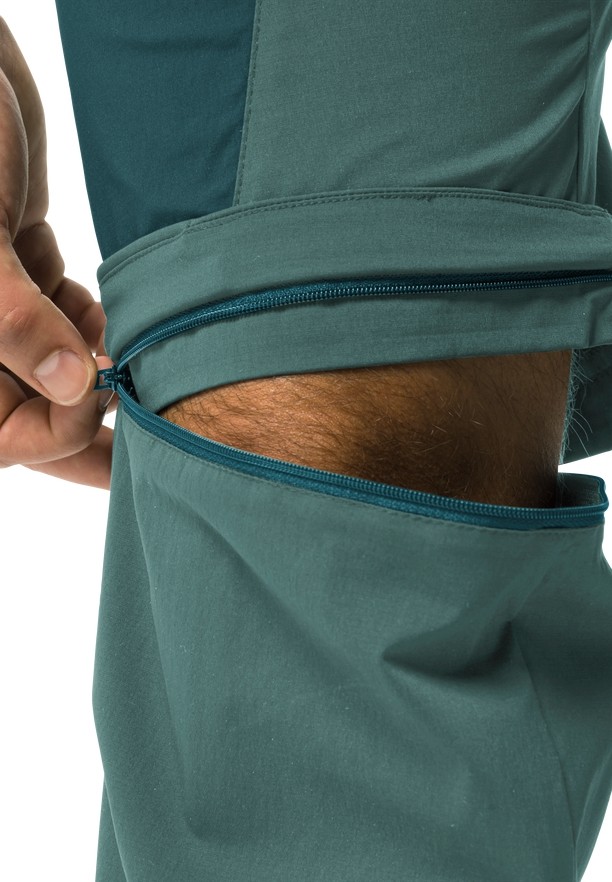 Jack Wolfskin Glastal Zip Away Wandelbroeken Heren Groen | 37929367