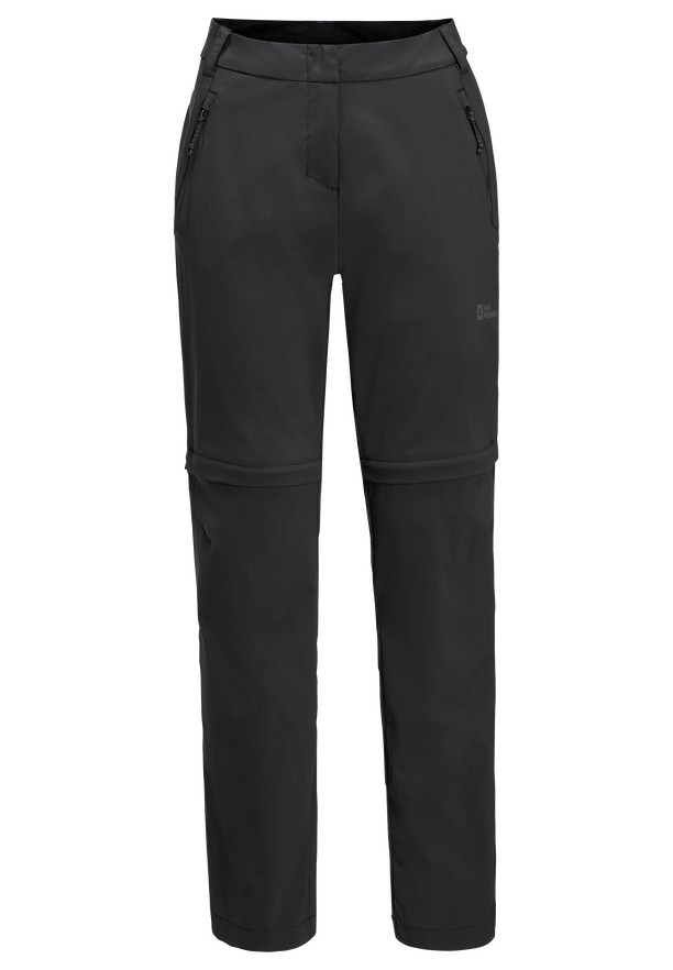Jack Wolfskin Glastal Zip Off Wandelbroeken Dames Zwart | 22561809