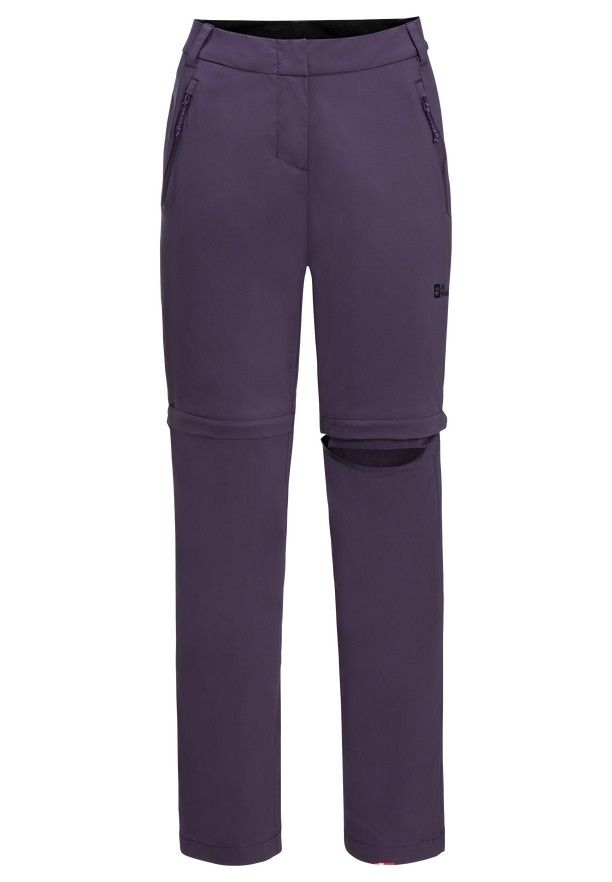 Jack Wolfskin Glastal Zip Off Wandelbroeken Dames Paars | 36721688