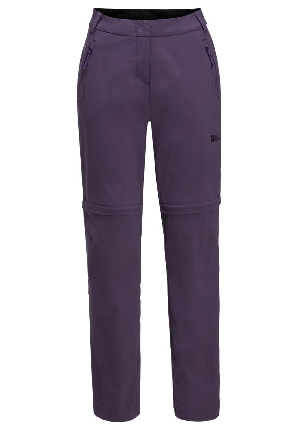 Jack Wolfskin Glastal Zip Off Wandelbroeken Dames Paars | 36721688