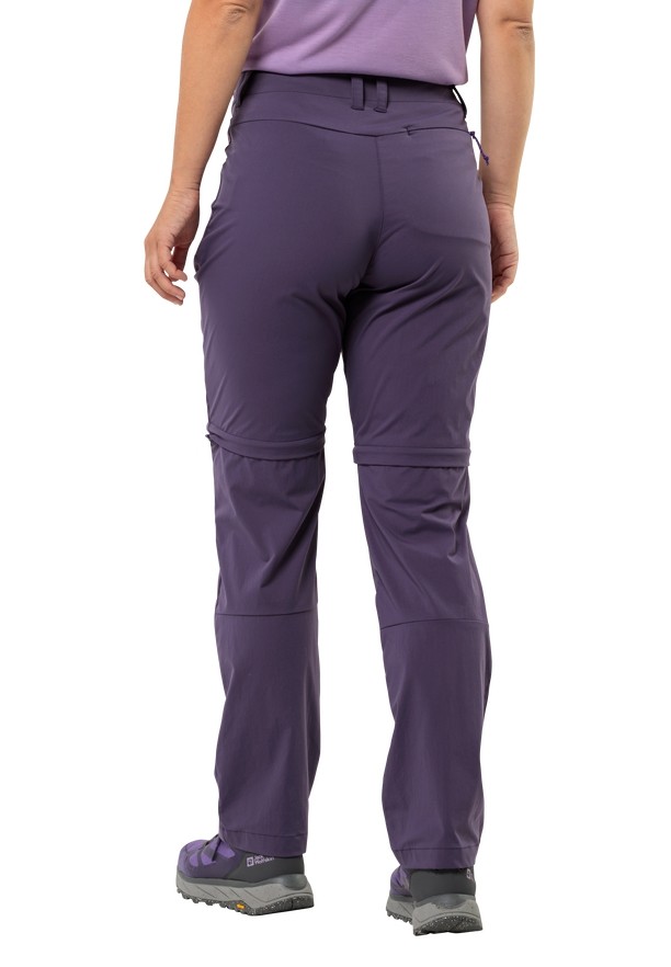 Jack Wolfskin Glastal Zip Off Wandelbroeken Dames Paars | 36721688
