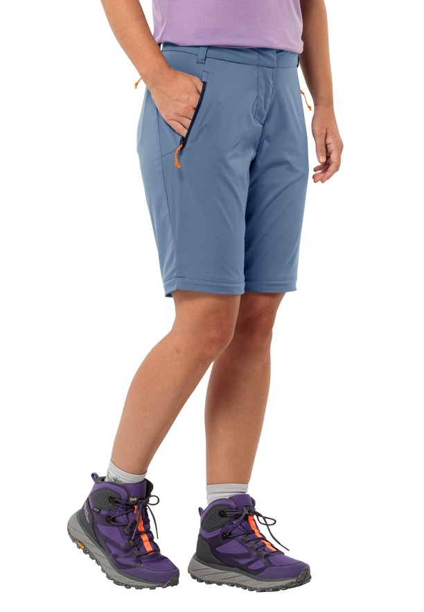 Jack Wolfskin Glastal Zip Off Wandelbroeken Dames Blauw | 26755729