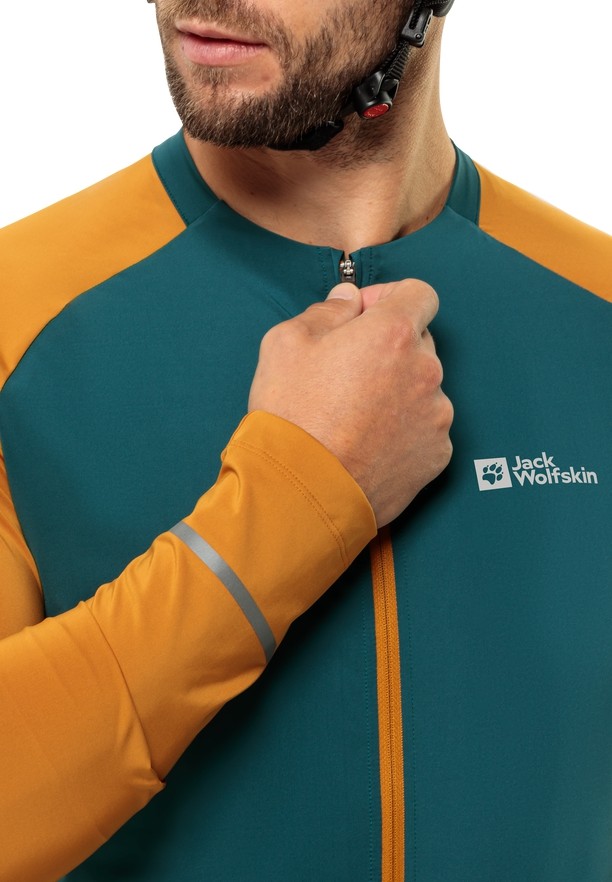 Jack Wolfskin Gravex Fz L/s T-shirts Heren Turquoise | 49221619