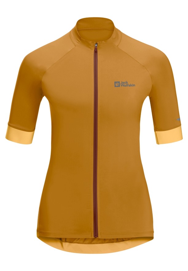 Jack Wolfskin Gravex Fz S/s W Bike T-shirts Dames Geel | 94012662
