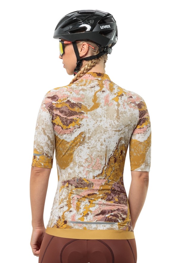 Jack Wolfskin Gravex Printed Fz S/s Overhemd Dames Bruin | 43863408