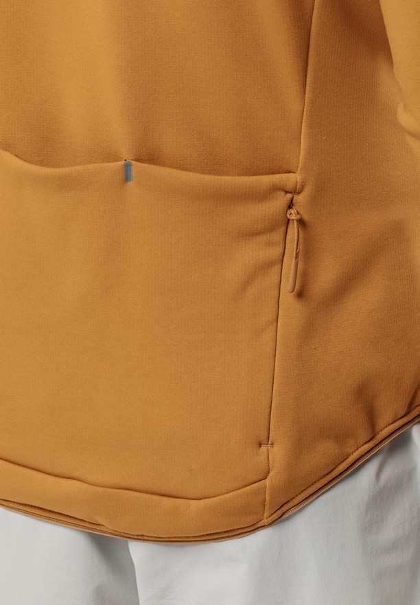 Jack Wolfskin Gravex Thermo Fz Fleece Jassen Heren Geel | 72188581