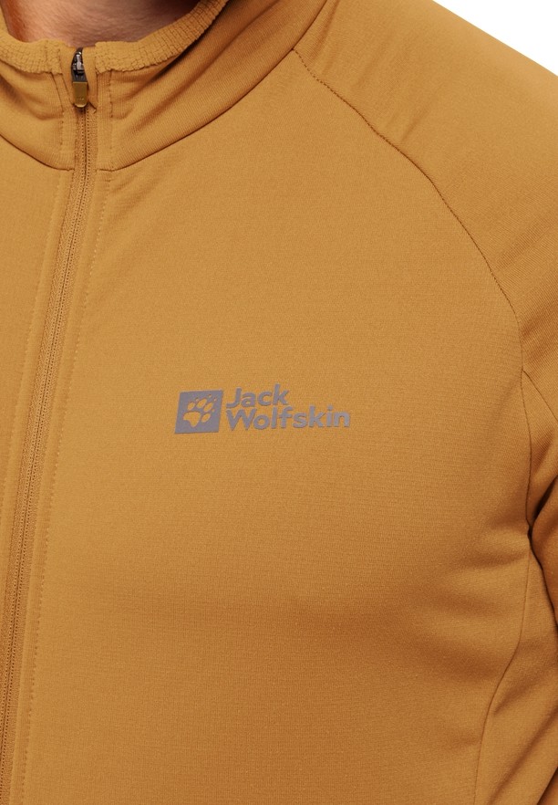 Jack Wolfskin Gravex Thermo Fz Fleece Jassen Heren Geel | 72188581