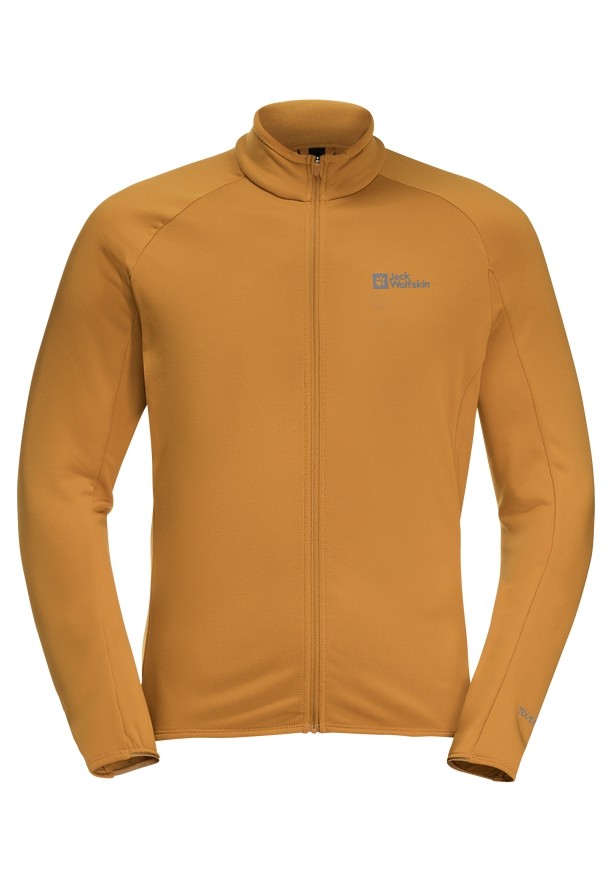 Jack Wolfskin Gravex Thermo Fz Fleece Jassen Heren Geel | 72188581