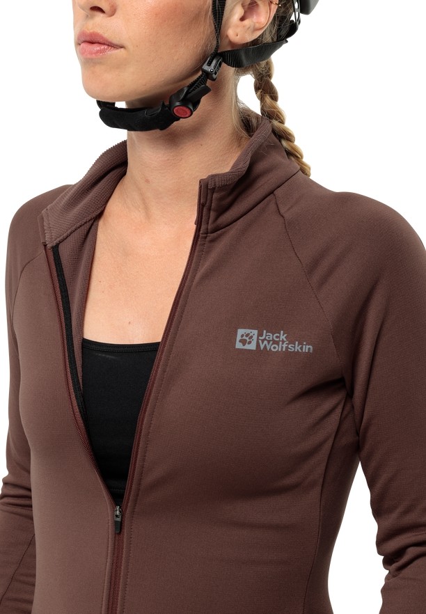 Jack Wolfskin Gravex Thermo Fz Fleece Jassen Dames Rood | 82989670