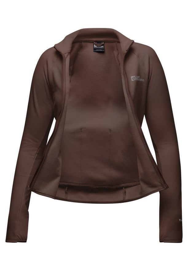 Jack Wolfskin Gravex Thermo Fz Fleece Jassen Dames Rood | 82989670