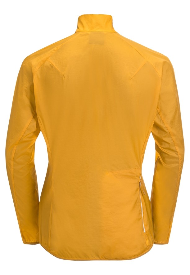 Jack Wolfskin Gravex Wind Softshell Jas Dames Geel | 15086119