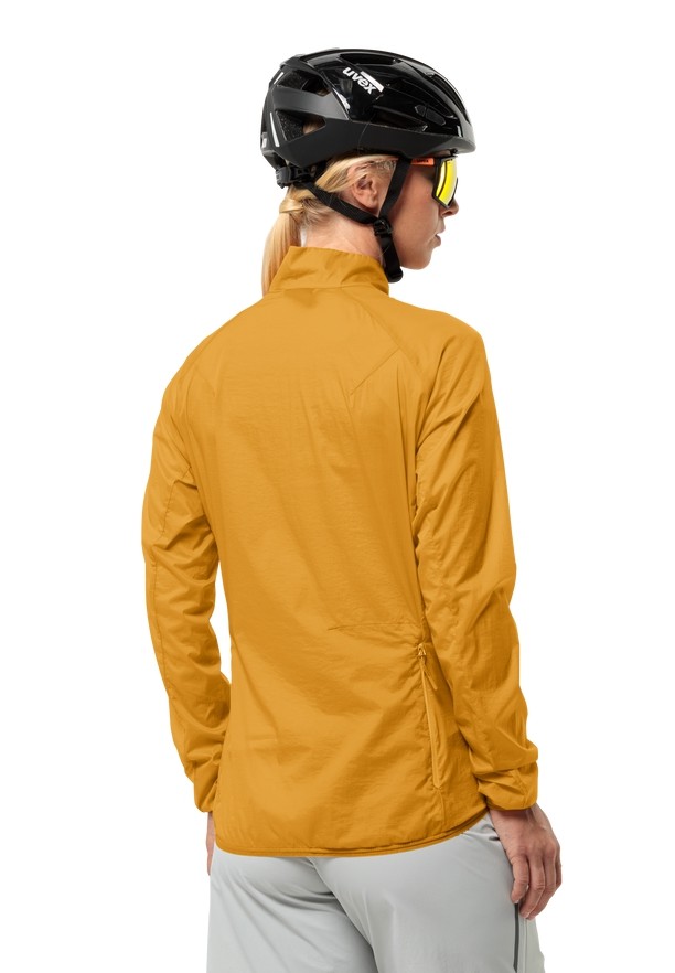 Jack Wolfskin Gravex Wind Softshell Jas Dames Geel | 15086119