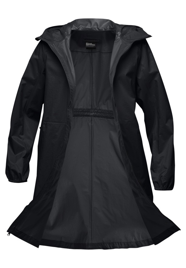 Jack Wolfskin Gutleut Regenjassen Dames Zwart | 83935147