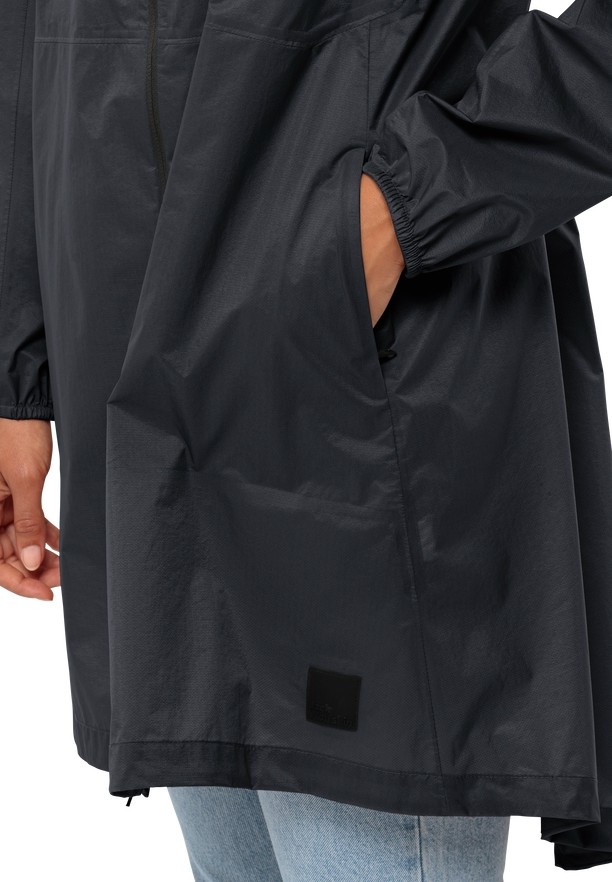 Jack Wolfskin Gutleut Regenjassen Dames Zwart | 83935147