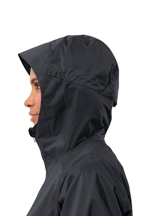 Jack Wolfskin Gutleut Regenjassen Dames Zwart | 83935147