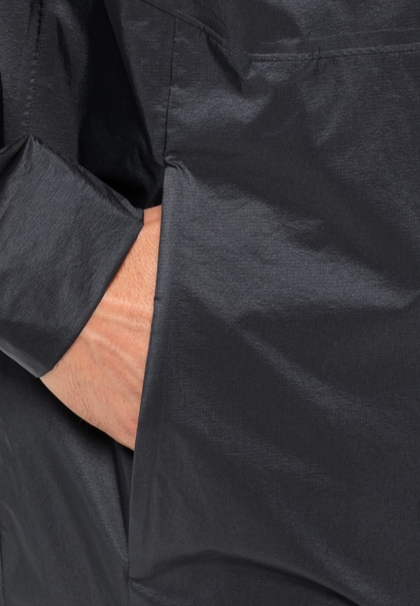 Jack Wolfskin Gutleut Regenjassen Heren Zwart | 99663890